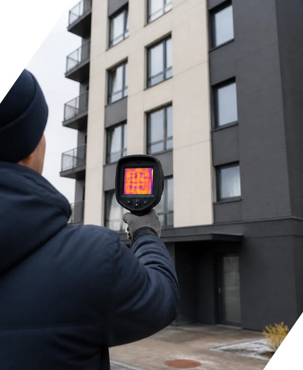 Тепловизионное обследование зданий в Находке от 5158 р. | ЭкспертизаРоссия